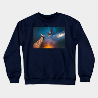 A galaxy catcher Crewneck Sweatshirt